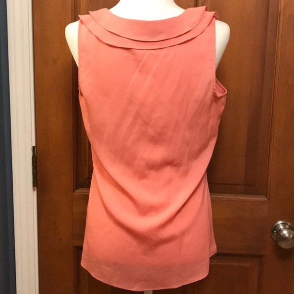 3/$25 New York & Company Ruffle  Blush Pink Top - Picture 4 of 6